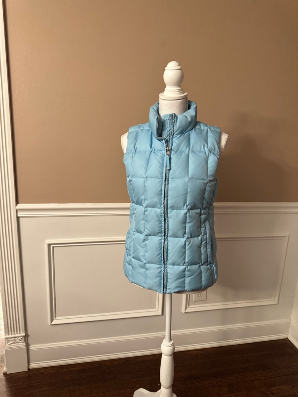 GAP Pale Blue Quilted Puffer Vest
